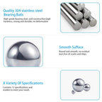 Breezliy 690 Piece 1-10mm 15 Sizes Metric Precision 304 Stainless Steel Assorted Loose Bicycle Bearing Steel Ball Assortment Kit
