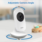 VTech Baby Monitor No WiFi – 19Hr Video Battery, 1000ft Range, Night Vision, Two-Way Talk, Temperature Sensor, Sound-Activated Screen, Lullabies | VM819