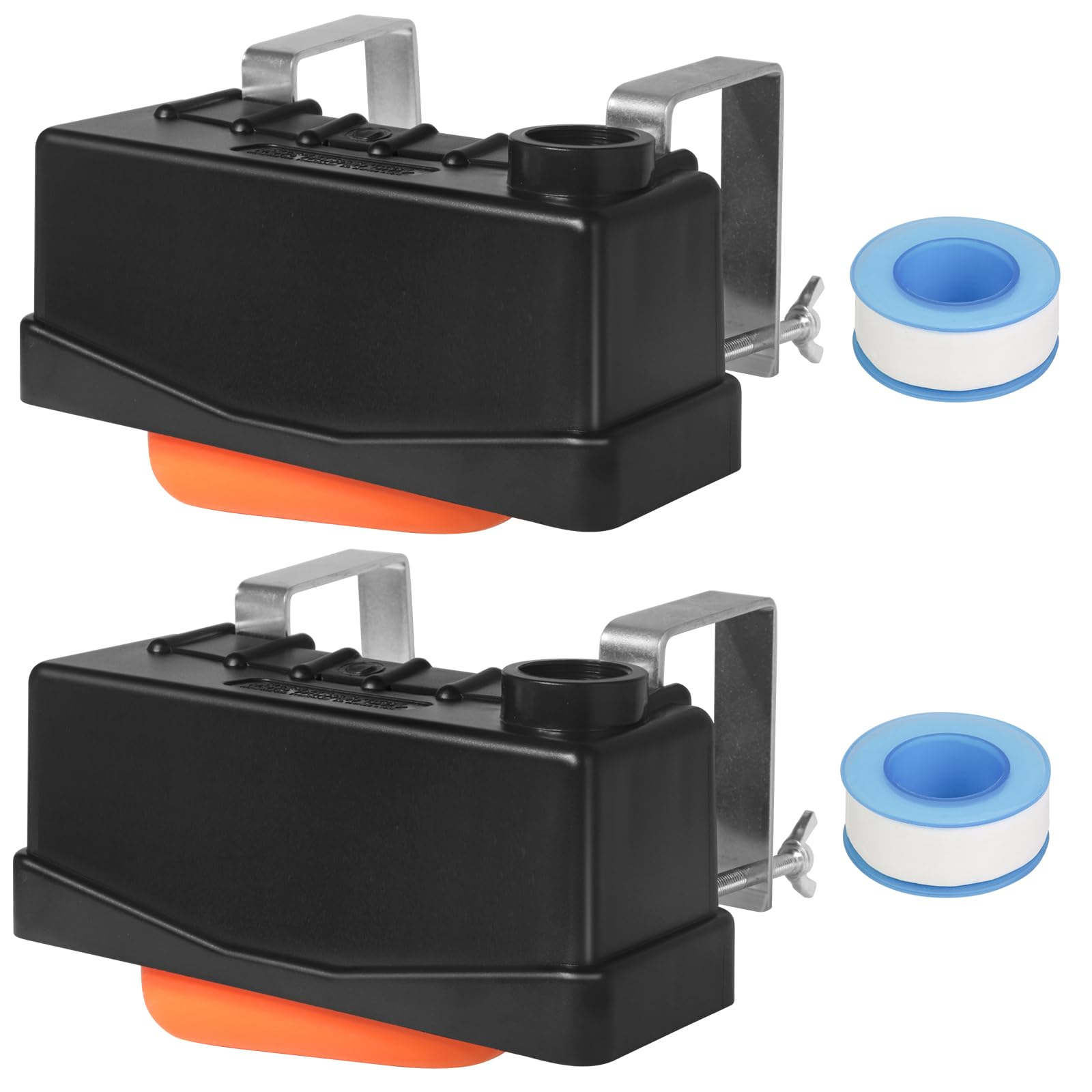 Water Trough Float Valve Livestock Stock Tank Float Valve for Water Tank of Pond Farm Livestock Cattle Goat Horse Pool,2PCS Automatic Control Waterer Level