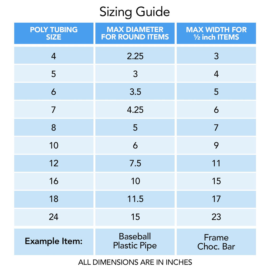 RESILIA Lay Flat Poly Tubing - Food-Grade Polyethylene, Custom Poly Bag Packaging Solution, 16 Inches x 500 Feet, 4 Mil, 0.004 Inch, Thickness, 1 Roll, Made in the USA