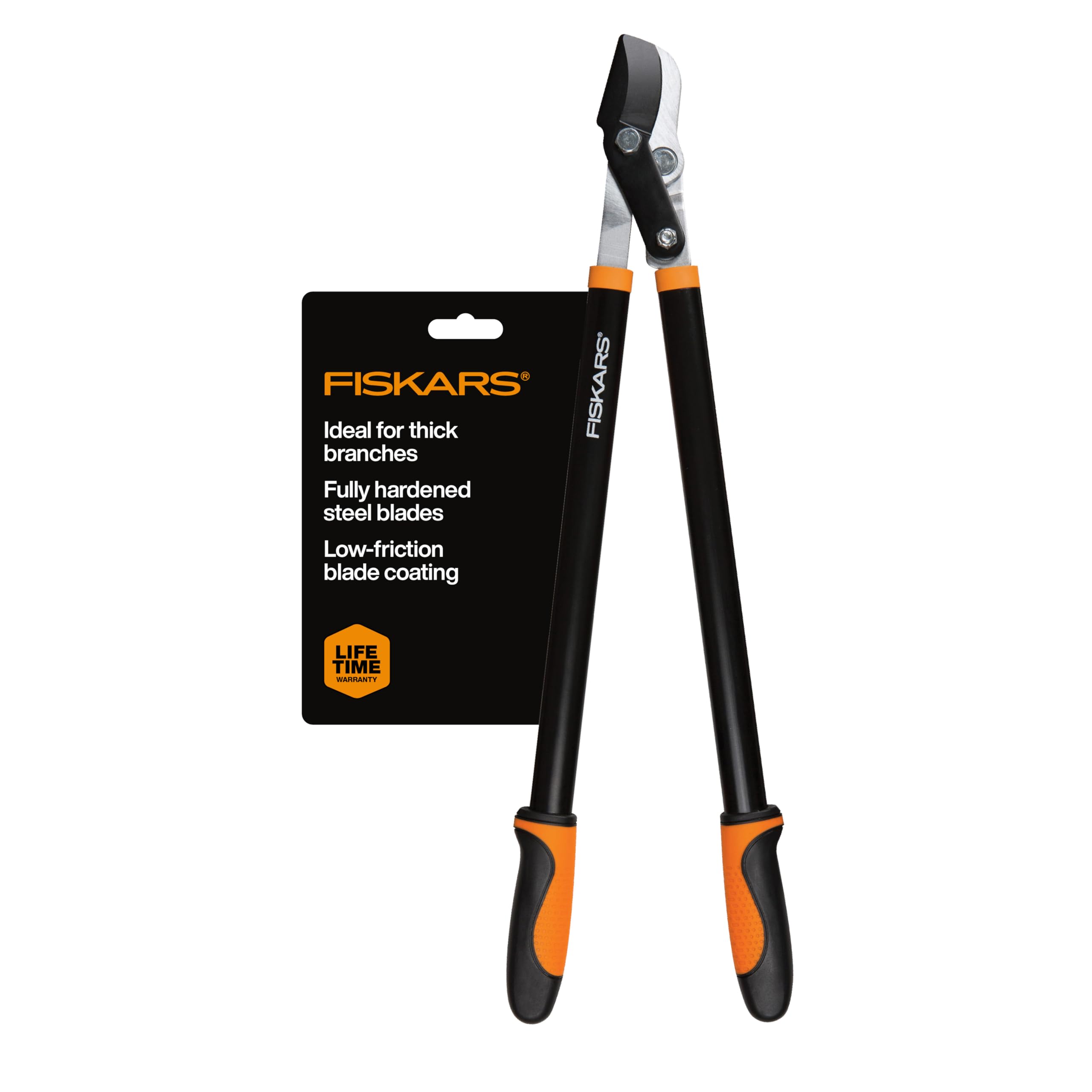 Fiskars 28" Power-Lever Garden Bypass Loppers, 1.75" Cut Capacity