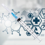 100 Pack Disposable 3ml/cc Lab Syringes with 23Ga 1 Inch Needle Luer Lock, Individually Sealed Packed