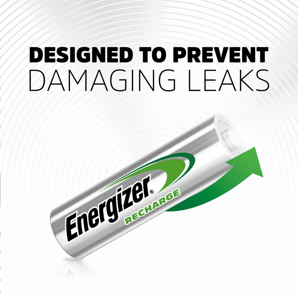 Energizer Recharge Universal Rechargeable AA Batteries (16 Pack), Double A Rechargeable Batteries