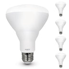 Feit Electric BR30 LED Light Bulb, 65W Equivalent, Dimmable, 650 Lumens, E26 Standard Base, 2700K Soft White, 90 CRI, Recessed Can Light Bulbs, 22-Year Lifetime, BR30DM/927CA/4, 4 Pack