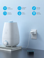 Govee Smart Plug 15A, WiFi Bluetooth Outlets 4 Pack Work with Alexa and Google Assistant, WiFi Plugs with Multiple Timers, Govee Home APP Group Control Remotely, No Hub Required, ETL&FCC Certified