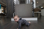 The Stair Barrier Banister to Banister No Drill Baby Gate for Stairs - Fabric Excellence Easy Setup Maximum Security with Portable Pet Gate for Stairs - Climb-Proof Neat and Tidy Fabric Baby Gate
