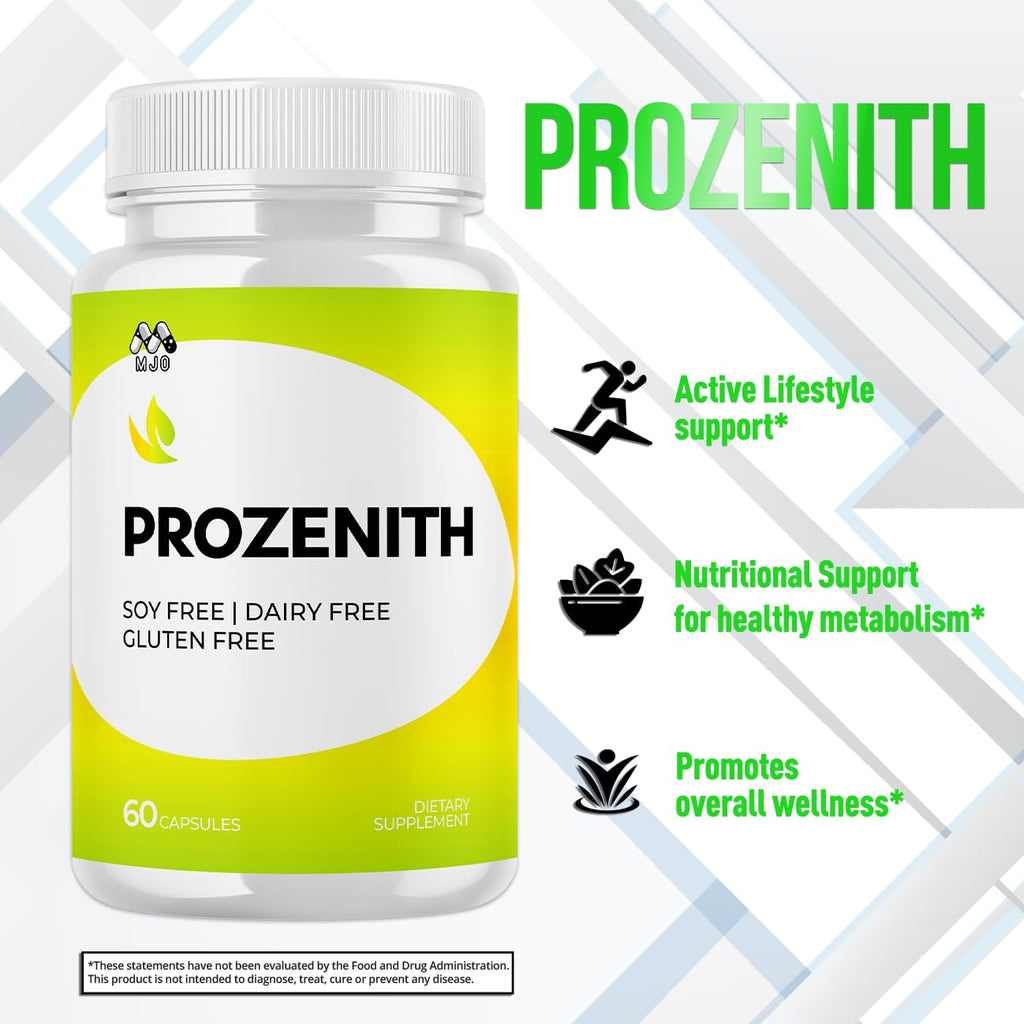 (2 Pack) Prozenith Capsules, Official Prozenith Supplement with All Natural Ingredients, Pro Zenith Advanced Formula Wellness Support Pills Maximum Strength Vitamin for Men and Women (120 Capsules)