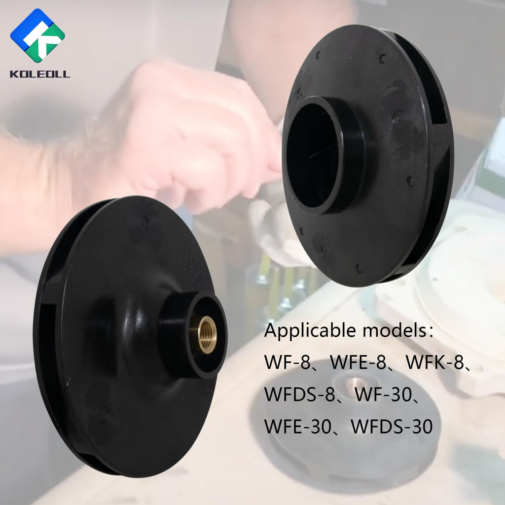 KOLEOLL 073130 Pump Impeller 2 HP Compatible with Pentair WhisperFlo WF-8 WFE-8 WFK-8 WFDS-8 WF-30 WFE-30 WFDS-30 1000 Series Pump