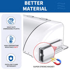 Air Vent Deflectors 2-Pack Set of Super Strong Magnetic Heat-Resistant, Floor Vent Deflectors Easily Adjustable from 8 to 14 Inches,Vent Deflectors for Vents/Walls/Ceilings/Floors