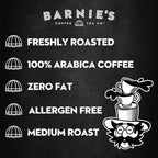 Barnie's Coffee Santa's White Christmas Single Serve Coffee Pods with Coconut, Vanilla, and Caramel Flavors, Medium Roast Arabica Coffee Beans Compatible with Keurig Brewers, 48 Count
