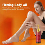 Body Firming Oil for Crepe Skin - After Shower Oil for Women, Tightening & Hydrating Treatment for Arms, Legs, Stomach & Body, Natural Formula for Dry Skin, Lightweight & Non-Greasy, 4.06 FL OZ-2Pack
