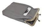 Leather Cigarette Case Pack Holder Regular or 100's Lighter Pocket by Leatherboss (Grey)