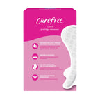 Carefree Panty Liners for Women, Thong Liners, Unwrapped, Unscented, 49ct
