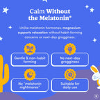FIRST DAY Magnesium for Kids Gummies – Calm Kids Magnesium Citrate Gummies to Support Sleep & Relaxation – Bedtime Supplement with Suntheanine® L-Theanine, NO Melatonin - Strawberry - 30-Day Supply