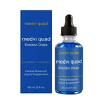 Medvi Quad, Erection Drops,Macagun, Ginseng and Other Formula, Quick Absorption, 2 Oz