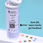 Cold Plunge Test Strips, 4-in-1 Water Quality Testing Kit, pH, Alkalinity, Hardness, Hydrogen Peroxide. Evaluate Your Cold Plunge Water Quality with A Single Strip. Smart QR Calculator to Help You