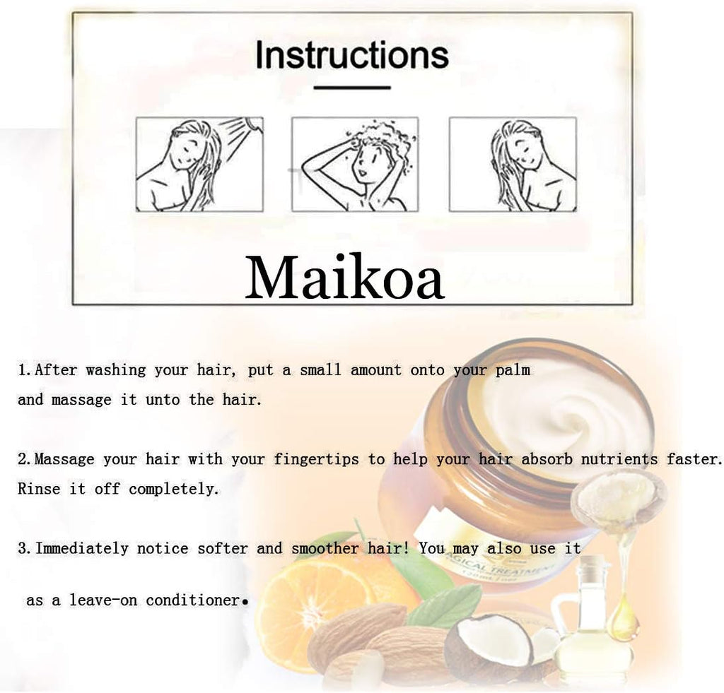 Hair treatment Magical Hair Mask Advanced Molecular 5 Seconds Repairs Damage Hair Root Hair Tonic Keratin Hair & Scalp Treatment 120ml
