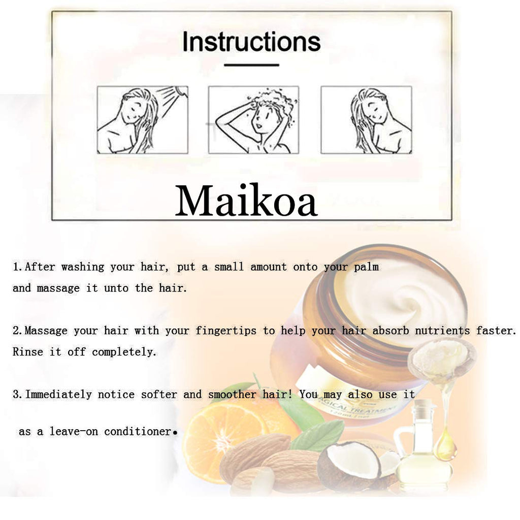 Hair treatment Magical Hair Mask Advanced Molecular 5 Seconds Repairs Damage Hair Root Hair Tonic Keratin Hair & Scalp Treatment 120ml