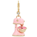 Betsey Johnson Womens Cupcake Mismatch Drop Earrings, Pink, One Size