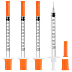 30 Pack Syringes 31G U-100 5/16" 1ml/cc, Disposable Syringe, Lab Supplies