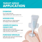 Instantly Ageless - Instant Face Lift Cream - Skin Care for Anti Aging Face Cream & Moisturizer with Vitamin C - Wrinkle Tightener - Instant Under Eye Bags Remover - Facelift in a Box of 25 Vials