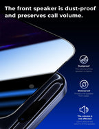 MAGIC JOHN Privacy 2 Pack for iPhone 17 Pro Screen Protector, Easy Install