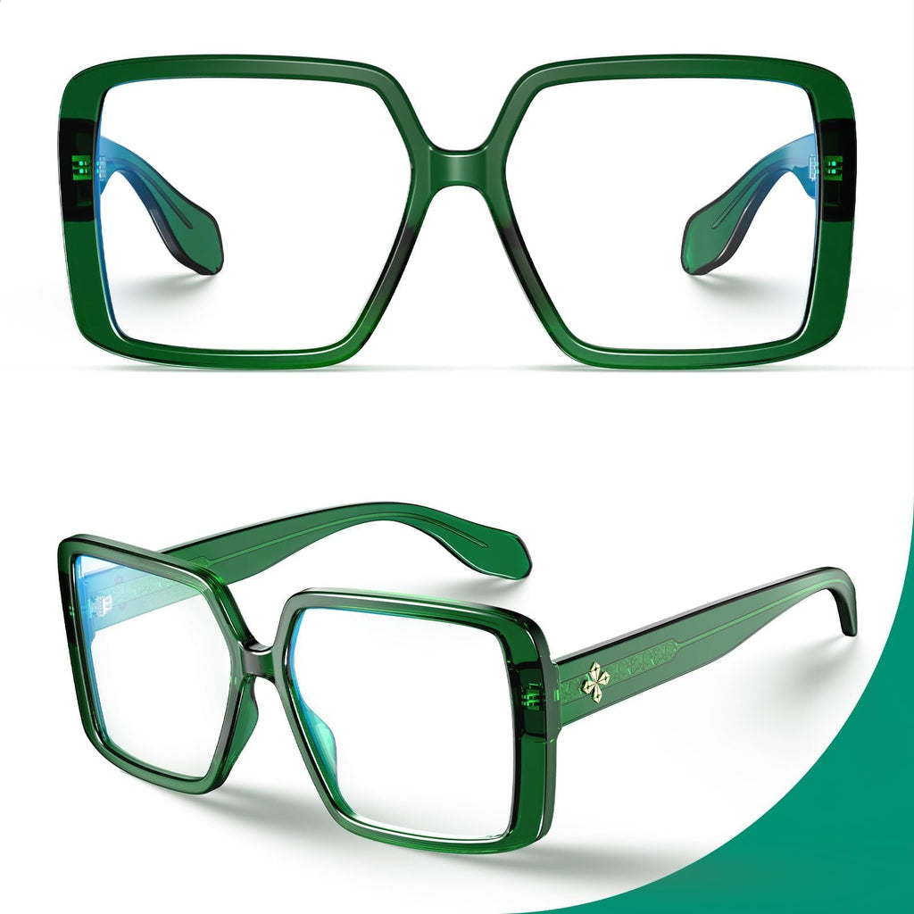 VISOONE Oversized Progressive Multifocal Anti-Fog Reading Glasses with Blue Light Blocking Fashion Readers Women Harvard