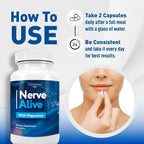 Nerve Alive Support Supplement for Neuropathy, with Magnesium, Advanced Formula Supports Healthy Function & Comfort Reviews - 300 Capsules