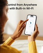 eufy Security Smart Lock Front Door Lever Set, Fingerprint Keypad Door Lock with Handle, Built-in Wi-Fi, App Control, Keyless Entry Deadbolt, 8 Months Battery, IP53 Waterproof, BHMA Certified
