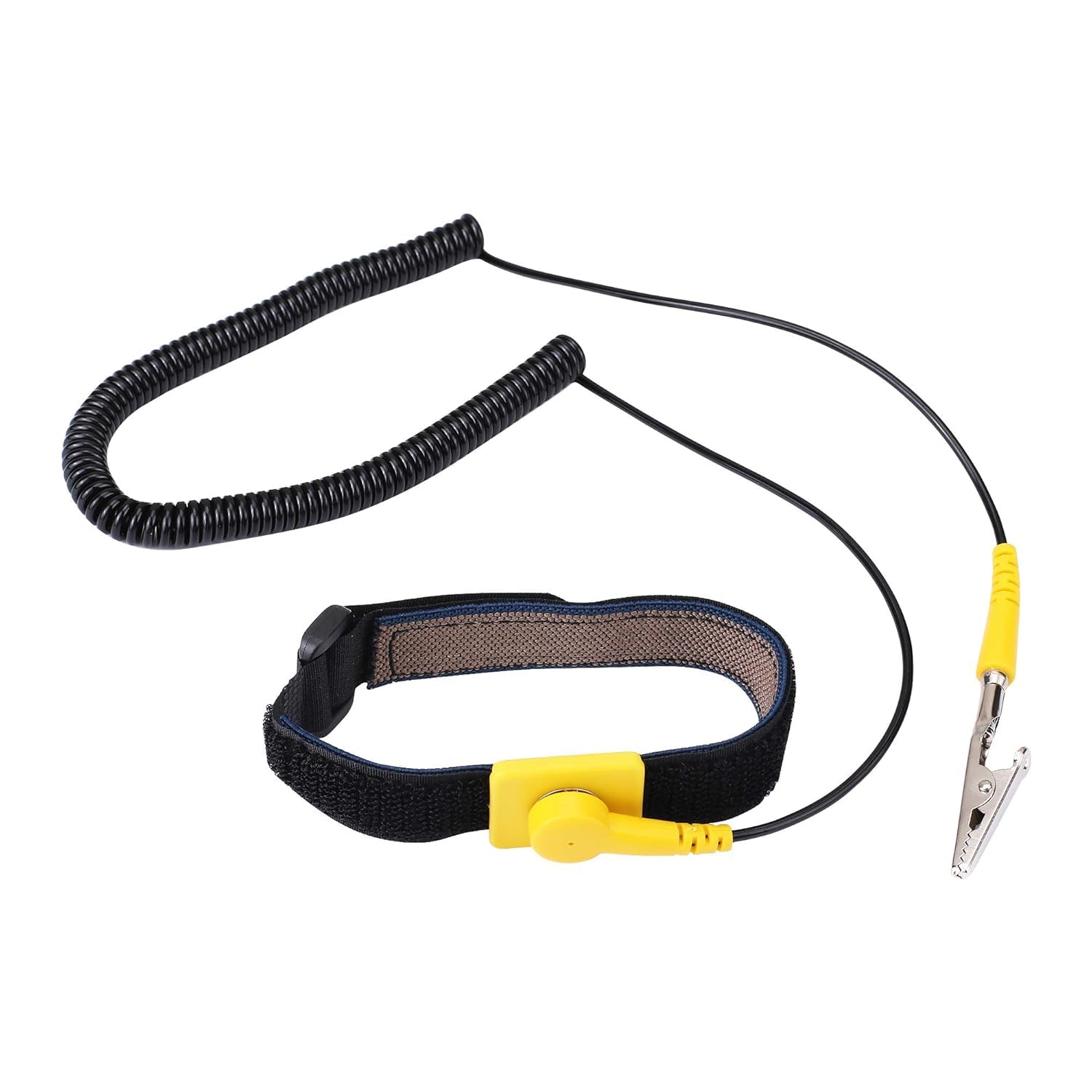 Anti Static Wrist Strap 11" Grounding Bracelet with Alligator Clip