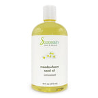 Soapeauty MEADOWFOAM SEED OIL Cold Pressed Unrefined | 100% Pure Natural Meadowfoam Seed Oil for Face & Hair | Moisturizer for Skin, Promotes Hair Growth, Balms | 16 fl oz