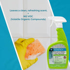 StoneTech Mold and Mildew Stain Remover Cleaning Kit | Kitchen, Patio, Shower, and Bathroom Cleaner for Natural Stone, Tile, and Grout, 2-Pack 24-Ounce Spray with Microfibers and Crevice Brushes