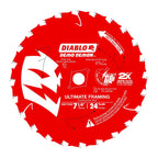 Diablo Demo Demon Framing/Demolition Saw Blade with Perma-Shield Coating - Dura-Blend Carbide - 7-1/4" x 24-Tooth - D0724DA