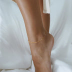 AOZELAN 14K Gold Anklets for Women Gold Ankle Bracelets for Women