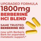 Vimerson Health Berberine Supplement with Third Party Tested Berberine 1800mg - Immune Support Supplement for Cardiovascular, Gastrointestinal Function & Metabolic Aid - Vegan & Non-GMO