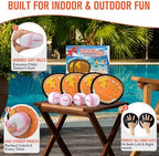 Toss and Catch Ball Game, Kids Toddler Baseball Glove & Catch Ball Toys, Kids Outdoor Games for Family, Toys for Beach Pool Yard Outside, Birthday Gift for Ages 3 4 5 6 7 8-12 Year Old Boys Girls