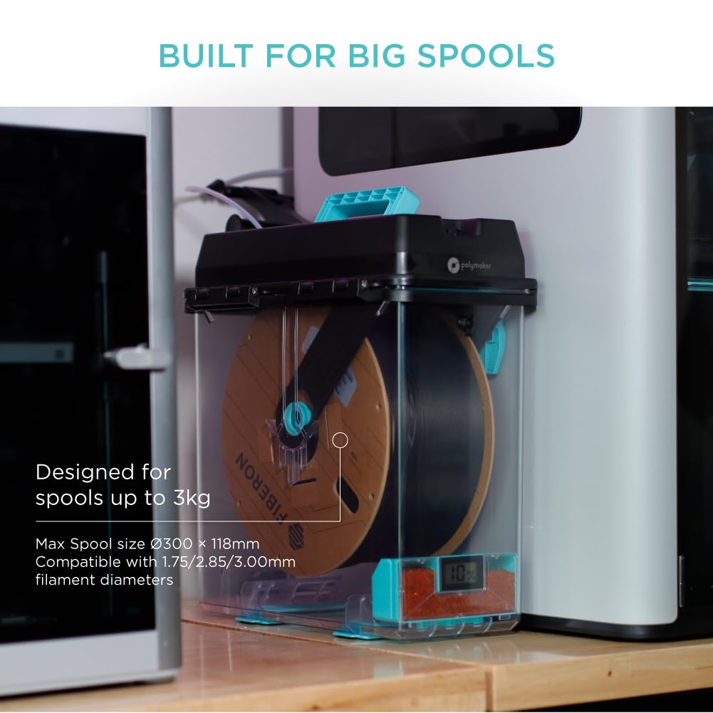 Polymaker Polydryer Filament Storage Box XL 1-Pack, Up to 3kg Spool