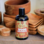 SCORCH MARKER Cutting Board Oil - Food Safe Butcher Block & Wood Finishing Oil Conditioner, Made with Food Grade MCT Oil, for Kitchen Utensils & Wood Crafts, Mineral Oil-Free (8OZ)