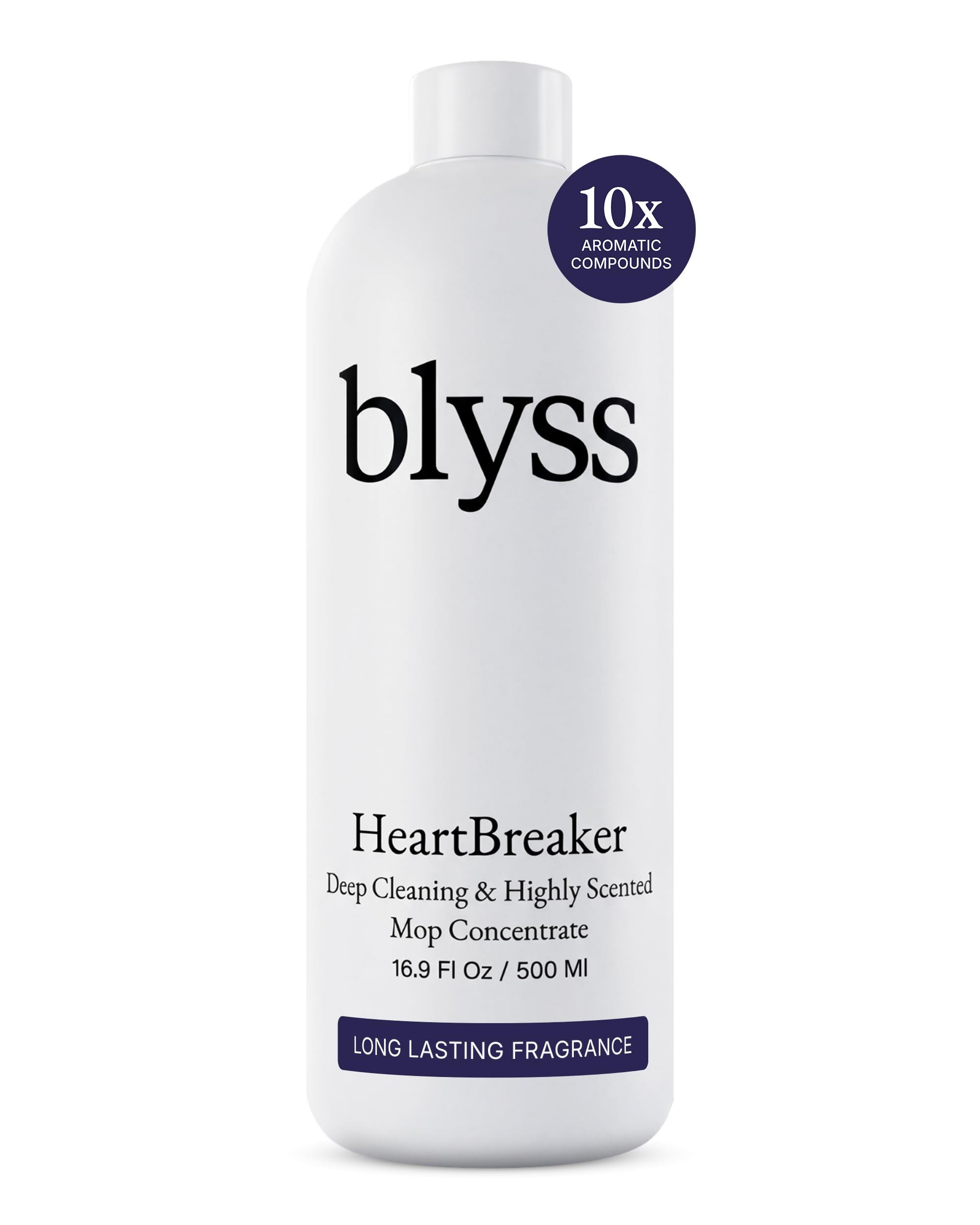 Blyss Mop Soap Heartbreaker, Floor Cleaner for Mopping, Luxury Scented Mop Soap, LVP Vinyl Laminate and Hardwood Floor Cleaner Solution, Plant Powered Floor Cleaner