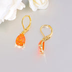 CiNily Teardrop Leverback Dangle Earrings for Women Hypoallergenic