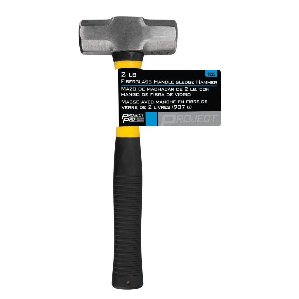 Performance Tool 1935 2 lb. Sledge Hammer with Fiberglass Handle