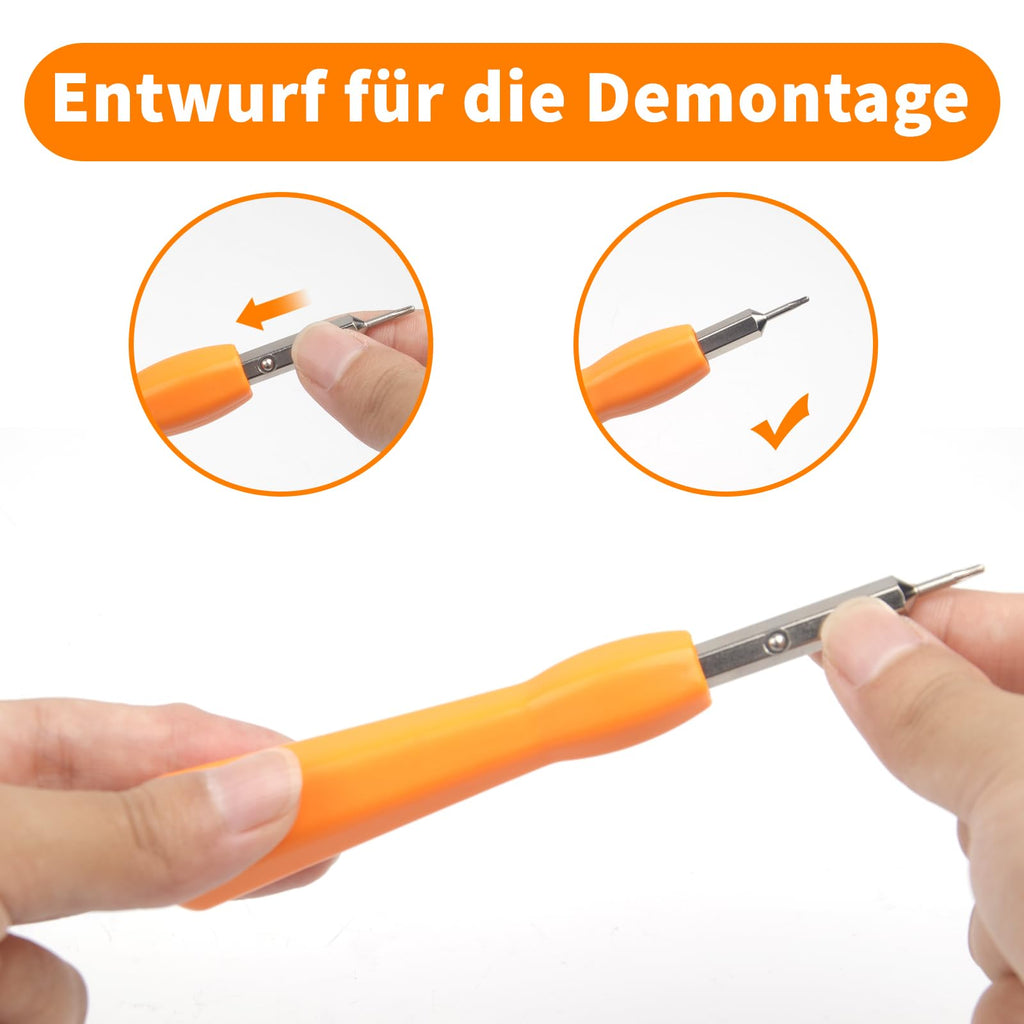 Screwdriver for Ring Doorbell, T6 T15 Bit Screwdrivers For Ring Video Doorbell,Doorbell 2,Doorbell Pro, Ring Video Doorbell Models, Battery Change, Charge & Replacement, Wifi Password Reset Access