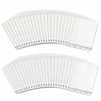 MOVELYST 60-Pairs(120 Strips) Large Picture Hanging Strips Heavy Duty, Removable Hook and Loop Tape, Picture Hanger Damage Free, Waterproof Adhesive Strips for Frame Hanging