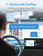 meross Smart Garage Door Opener Remote with External Antenna, Up to 3 Single Doors, Compatible with Apple HomeKit, Amazon Alexa, Google Assistant, SmartThings, App Control, No Hub Needed