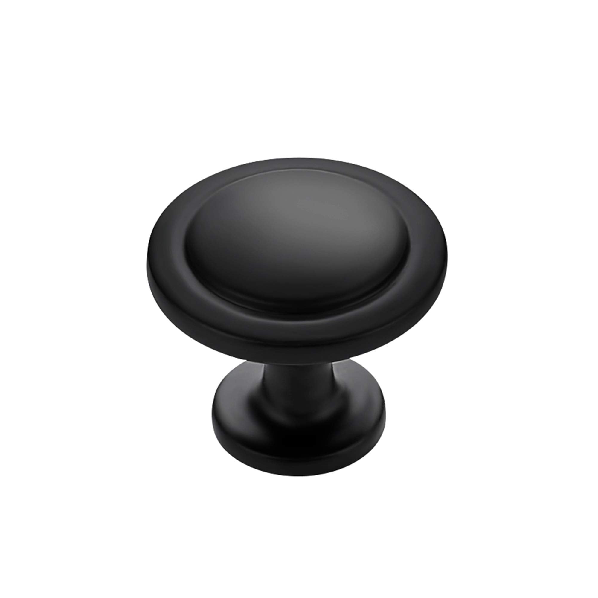 Ravinte 10 Pack 1-1/4 Inch Kitchen Cabinet Knobs Matte Black Zinc Pulls Door Handles for Dresser Drawers