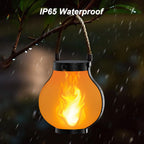 Hompavo Larger Gen2 Solar Lanterns Outdoor, Dual Charging (USB/Solar) & 2-Mode - Waterproof Decorative Hanging/Table Lights for Yard Patio Garden Halloween Christmas Decor, Birthday Gifts for Women, 2