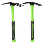 YoFeW 2pcs Garden Hoe Comfortable Handle Gardening Tools 2 in 1 Garden Tool Hoe for Outdoor Weeding Work