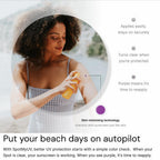 SpotMyUV UV Detection Stickers for Sunscreen with Patented Dermatrue SPF Sensing Technology, Know When to Reapply Sunscreen to Help Prevent Sunburn, 32 Count