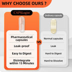 CAPSLogist Vegan Capsules Empty, Size 0 Pill Capsule Separated, 1000 Count Premium Empty Capsules Separated in 2 Bags, cápsulas vacías para rellenar