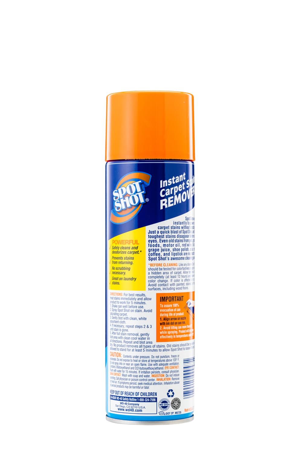 Spot Shot Instant Carpet Stain Remover, 16 OZ [6-PACK]